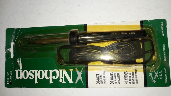 ขายหัวแร้งไฟฟ้ารุ่นN130D 30W 220V NICHOSON made in Usa.งานเก่าเก็บ