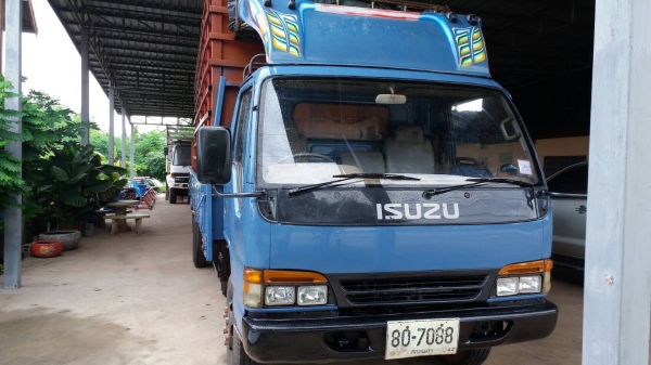 Isuzu NQR66RX 120แรงฝาขาว ห้างแท้ปี43 กะบะยาว 5.7เมตร สวยพร้อมคอก เล่มพร้อมโอน