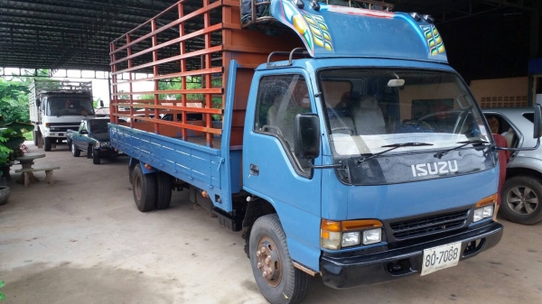 Isuzu NQR66RX 120แรงฝาขาว ห้างแท้ปี43 กะบะยาว 5.7เมตร สวยพร้อมคอก เล่มพร้อมโอน