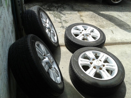 เชฟ ขอบ16นิ้ว6รู พร้อมยาง สวยๆ 4 ล้อ ราคา 5500 บาท