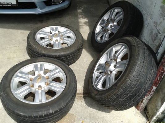 เชฟ ขอบ16นิ้ว6รู พร้อมยาง สวยๆ 4 ล้อ ราคา 5500 บาท