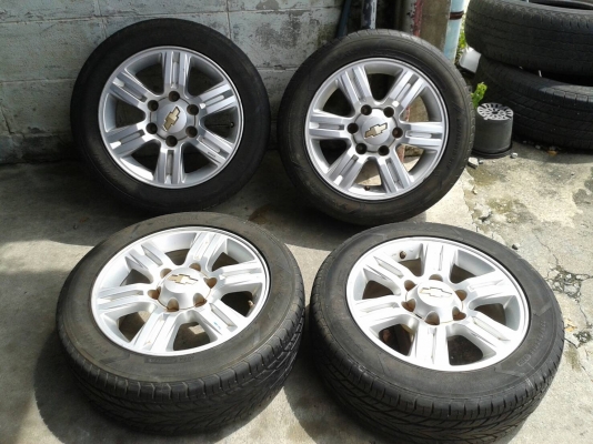 เชฟ ขอบ16นิ้ว6รู พร้อมยาง สวยๆ 4 ล้อ ราคา 5500 บาท