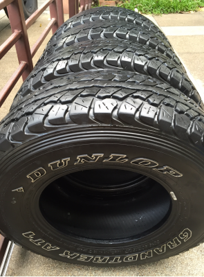 ยาง All Dunlop 30 9.5 R15 ปี14 ดอกเต็ม ใช้ยาว ราคาไม่แพง