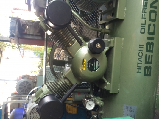 ขายปั๊มลมฮิตาชิ 5 แรง ไฟ 380v. Oil free ขายปั๊มลมฮิตาชิ 5 แรง ไฟ 380v. Oil free