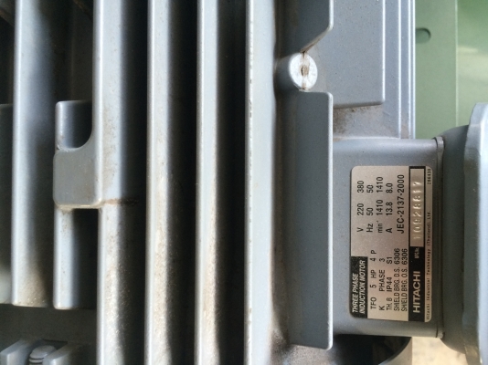 ขายปั๊มลมฮิตาชิ 5 แรง ไฟ 380v. Oil free ขายปั๊มลมฮิตาชิ 5 แรง ไฟ 380v. Oil free