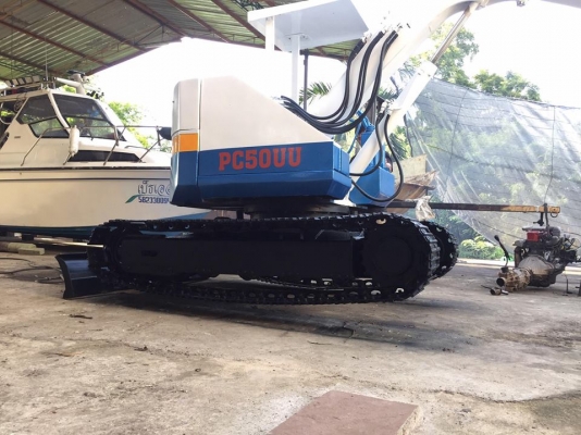 ขายแมคโครPC50UU พร้อมใช้งาน บุ้งกี๋ใหม่ ฝานใหม่ เปลี่ยนซีสยางหมดแล้ว ปั้มแรงครับ เครื่องแน่น ขาย 220000 บาท มาลองขับดูก่อนครับ