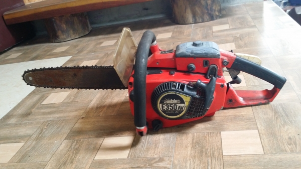 เลื่อยมือ SHINDAIWA รุ่น E350AV เก่าญี่ปุ่น  เครื่องยนต์ 2 จังหวะ เบนซิน สภาพสวย
