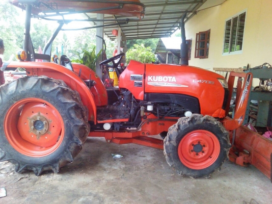 359000ครับ คูโบต้าL4708อุปกรณ์3 อย่าง ผาน ดันดินหน้า โรตารี่ ขายถูกครับ