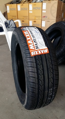 ขายยางใหม่ปี16 maxxis ma-p3 195/60r15 ตาเล็ก ล้อและยางครับ 081-3747940