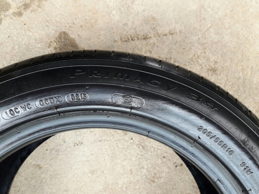 ยางMICHELIN รุ่น PRIMACY.3ST 205 55R16 ปี2015 ภาพสวยมากๆไร้ที่ติ ดอกเยอะมากๆ ไม่มีปะคุ้มจริงๆไม่แพง