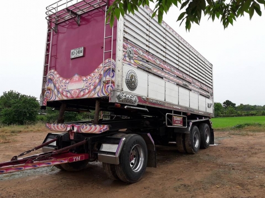 ขายรถพ่วงดัมพ์ 24 ล้อ ISUZU เครื่อง 360 แรง ปี 55  ดัมพ์มิเนียมแม่ลูก แม่ 12 ล้อ ลูก 3 เพลาแท้ ทะเบียนพร้อม