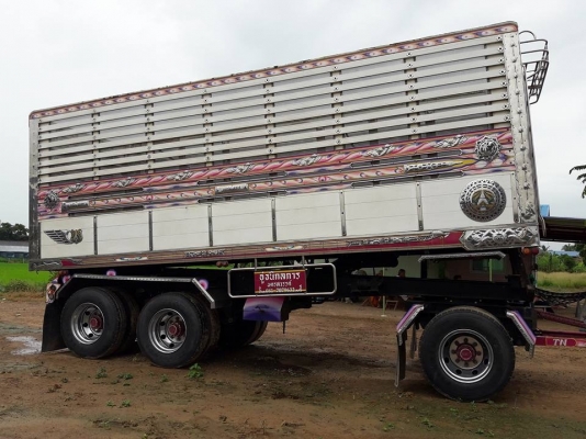 ขายรถพ่วงดัมพ์ 24 ล้อ ISUZU เครื่อง 360 แรง ปี 55  ดัมพ์มิเนียมแม่ลูก แม่ 12 ล้อ ลูก 3 เพลาแท้ ทะเบียนพร้อม