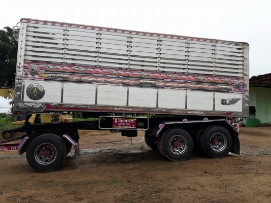 ขายรถพ่วงดัมพ์ 24 ล้อ ISUZU เครื่อง 360 แรง ปี 55  ดัมพ์มิเนียมแม่ลูก แม่ 12 ล้อ ลูก 3 เพลาแท้ ทะเบียนพร้อม