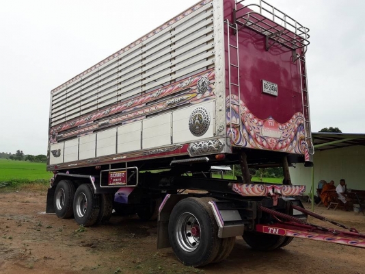 ขายรถพ่วงดัมพ์ 24 ล้อ ISUZU เครื่อง 360 แรง ปี 55  ดัมพ์มิเนียมแม่ลูก แม่ 12 ล้อ ลูก 3 เพลาแท้ ทะเบียนพร้อม