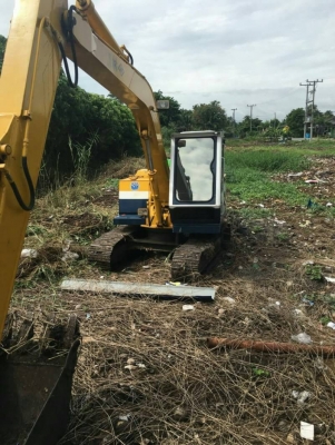ขายรถแบ็คโฮ Komatsu PC 60-2 บูมอาร์มยาวพิเศษ โซ่ช่วงล่างเต็ม แอร์พร้อม เอกสารซื้อขาย