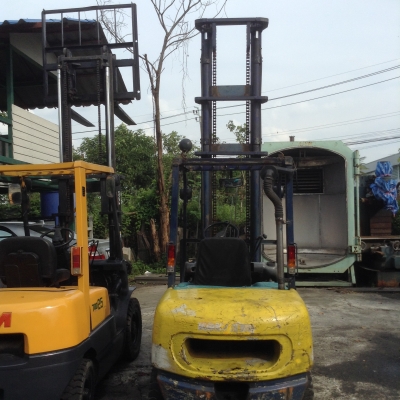 +++ ขายโฟล์คลิฟท์  KOMATSU FD30-12  ขนาด  3  ตัน  เครื่องยนต์ดีเซล  เสา  6  เมตร  เกียร์ออโตเมติค  ล้อหน้าคู่  ยางลม