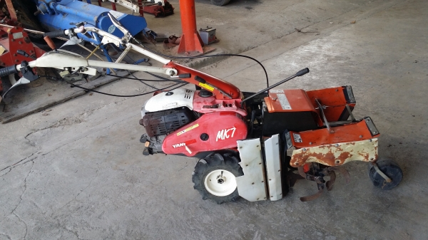 รถไถเดินตาม  YANMAR  รุ่น MK7 ขนาด 7 แรง  เก่าญี่ปุ่น พรวนดินได้ ยกร่องได้ ตบดินด้านข้างได้