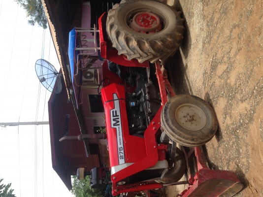 ขายรถไถแมสซี่ 275 พร้อมดันหน้ากับผาน7 มีเอกสารขึ้นเล่มได้ รถสวยพร้อมใช้งาน