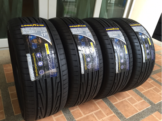 ยางใหม่ Goodyear F1 รุ่นTop 215 45 17 กลางปี15 ราคาเร้าใจ