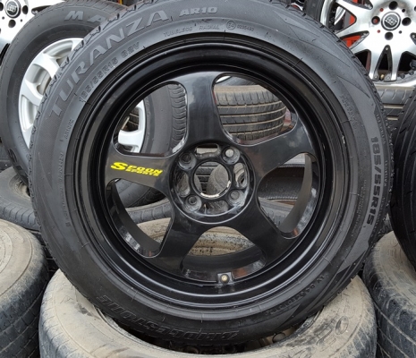 ขายล้อSPOON 15 4รู100 กว้าง6.5 ET38 พร้อมยาง 4 ล้อ ขายล้อSPOON 15 4รู100 กว้าง6.5 ET38 พร้อมยาง 4 ล้อ