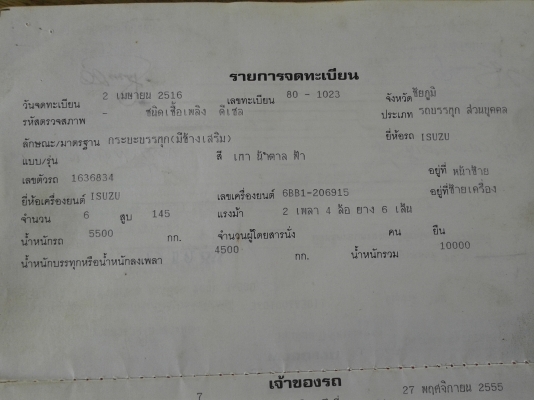 ขาย6ล้อหัวยาว 145แรงม้า เกียร์สโลว์กลาง ช่วงล่างใหญ่ ยางเต็ม เล่มพร้อมโอน ขาย6ล้อหัวยาว 145แรงม้า เกียร์สโลว์กลาง ช่วงล่างใหญ่ ยางเต็ม เล่มพร้อมโอน