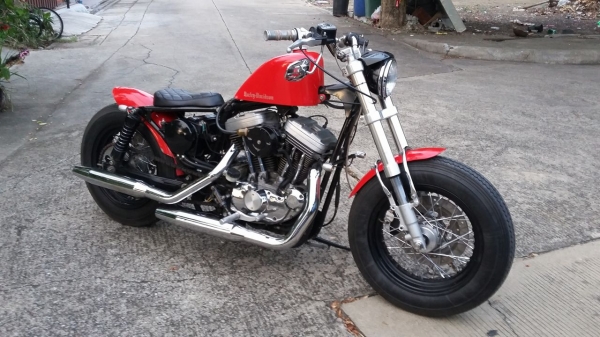 HD custom 1200. ยิงเฟรม แต่งbober