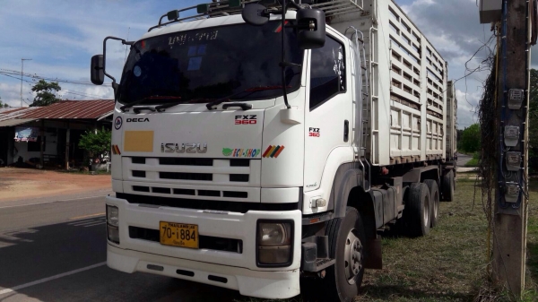 ขายด่วน  รถสิบล้อพ่วงดั้มพ์  ISUZU  DECA  360 ปี 56  สภาพดี  พร้อมใช้งาน