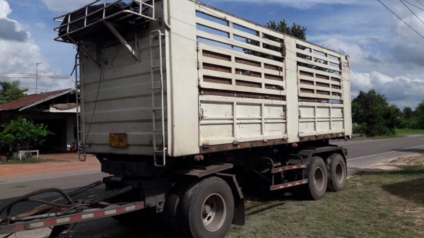 ขายด่วน  รถสิบล้อพ่วงดั้มพ์  ISUZU  DECA  360 ปี 56  สภาพดี  พร้อมใช้งาน