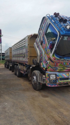 ขายรถพ่วงดัมพ์ ISUZU เครื่อง 360 แรง ปี 55 กระบะดัมพ์มิเนียมอู่ซุ่นชัย ลูก 3 เพลาแท้ยาว 6.80 เมตร ทะเบียนพร้อม ขายรถพ่วงดัมพ์ ISUZU เครื่อง 360 แรง ปี 55 กระบะดัมพ์มิเนียมอู่ซุ่นชัย ลูก 3 เพลาแท้ยาว 6.80 เมตร ทะเบียนพร้อม