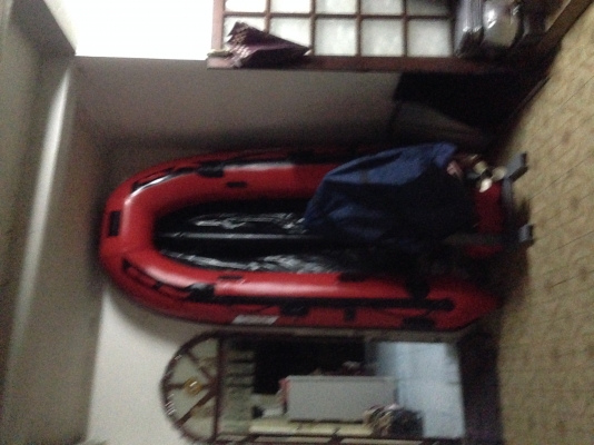 ขายเรือยาง320พร้อมเครื่อง15hp