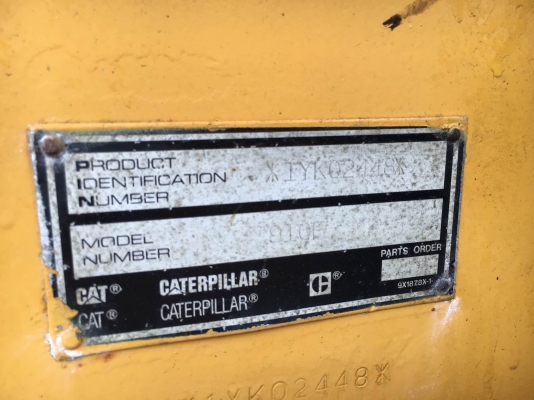 รถตัก Caterpillar 910F #1YK-02448 สต็อกนำเข้าจากญี่ปุ่น โทร. 080-6565422 (หนิง)