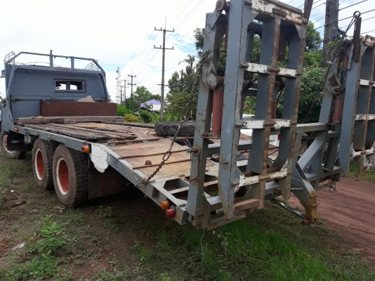 ขายเทลเลอร์ 10 ล้อหน้ายาว เครื่อง 6BD1 165 แรง พวงมาลัยพาวเวอร์ หางพับไฮดลอริค ทะเบียนพร้อมโอน