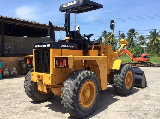 รถตักล้อยาง MITSUBISHI WS400 นำเข้า จากญี่ปุ่น