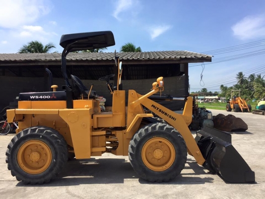 รถตักล้อยาง MITSUBISHI WS400 นำเข้า จากญี่ปุ่น