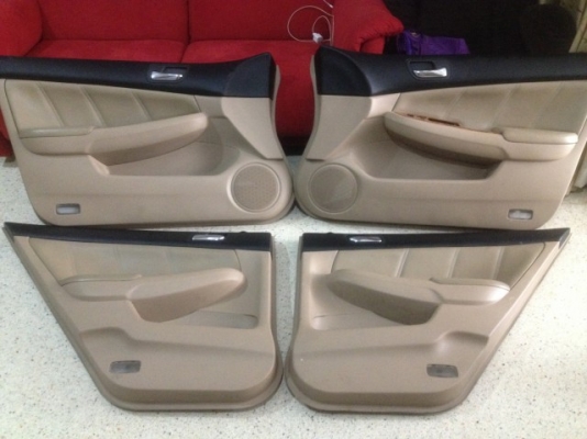 เเผงประตู ACCORD G7 ปลาวาฬ กรอบลายไม้ตามรูปสภาพสวยทั้ง4บานชุดละ