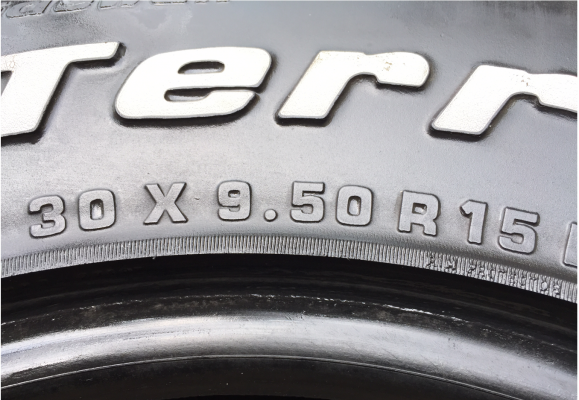 ยาง All BF goodrich 30 9.5 R15 พร้อมใช้งาน ราคาไม่แพง ยาง All BF goodrich 30 9.5 R15 พร้อมใช้งาน ราคาไม่แพง