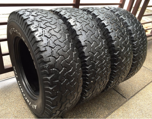 ยาง All BF goodrich 30 9.5 R15 พร้อมใช้งาน ราคาไม่แพง