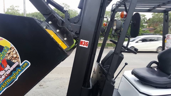 แหล่งรวมรถโฟล์คลิฟท์งาเทอิ้งค์ฟอร์คงากระดกเทได้สำหรับตักยางก้อนยางพาราตักยางถ้วยตักขี้ยางเศษยางตักปามล์