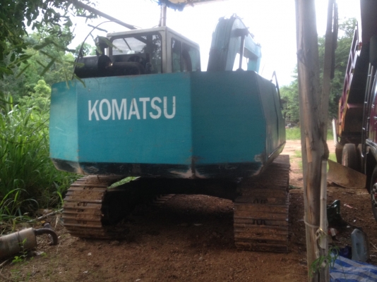 ขาย !! รถแบคโฮKOMATSU Pc 100  รุ่น 5  พร้อมรถ 10 ล้อ