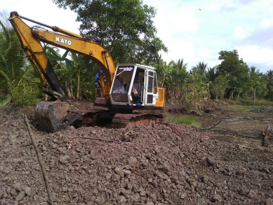 รถขุดขนาด 120 KATO สภาพดี ใช้ได้ พร้อมใช้