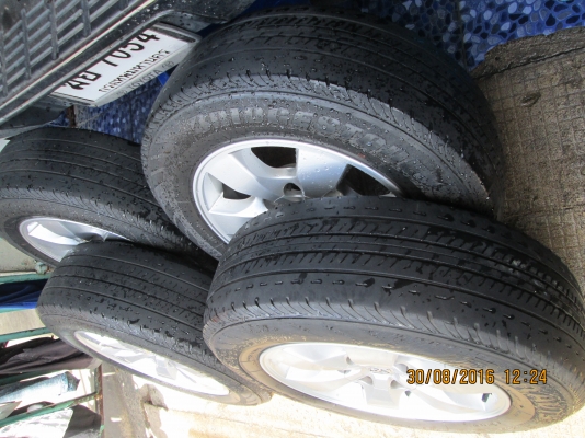 ขายล้อแม็กพร้อมยางบริสโตนดูราวิช
