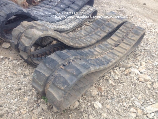 FROM JAPAN TRACK SHOE แทรคยางข้อถี่ขนาด 400*72.5*72(ข้อ) สามารถรถขุดไซค์ 40,45,50,55/ ราคาเพียง (คู่ละ) 40,000 บาท สนใจรีบติดต่อ 0819337688