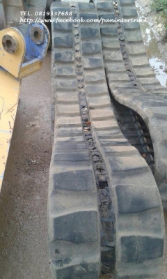 FROM JAPAN TRACK SHOE แทรคยางข้อถี่ขนาด 400*72.5*72(ข้อ) สามารถรถขุดไซค์ 40,45,50,55/ ราคาเพียง (คู่ละ) 40,000 บาท สนใจรีบติดต่อ 0819337688