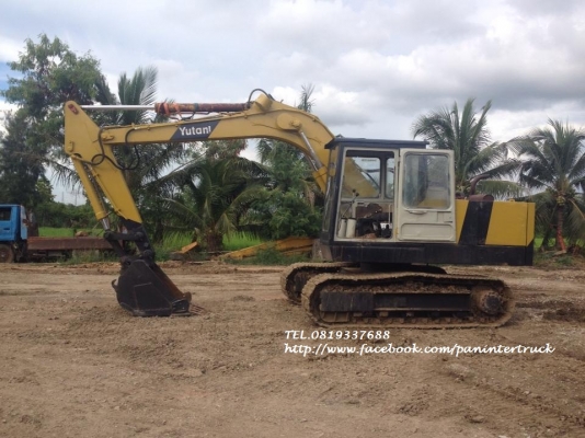 ขายถูกด่วนๆรถขุด HYD.EXCAVATOR YUTANI (เทียบเท่าKOMATSU PC100-2) คอนโทรลลูกหมาก/แทรคเหล็ก/มีเก๋ง/สินค้าเก่าบริษัท ราคาเพียง 295,000 บาท สนใจรีบติดต่อ 0819337688