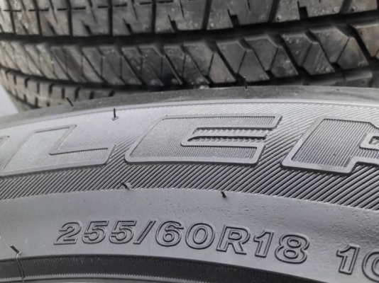 ยางbridgestone 255/60/18 ปี16 ชุดล่ะ21,000