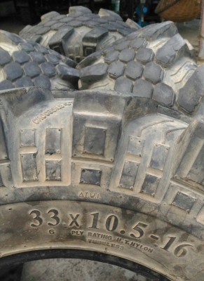 ขาย ยางลุยๆ 33x10.5 R 16 ขาย ยางลุยๆ 33x10.5 R 16