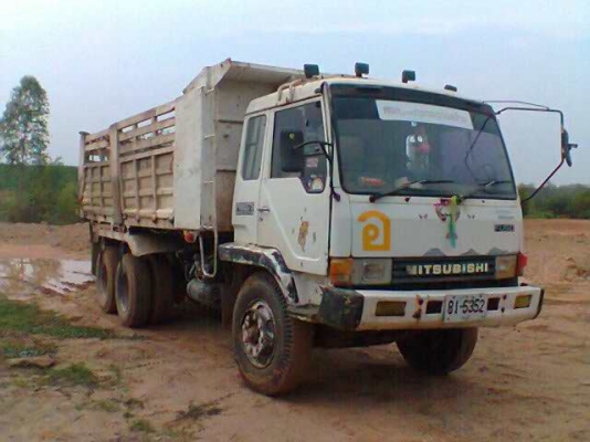 ขายรถ 10 ล้อดั้ม 2 เพลา MITSUFUSO MA เครื่องเดิม เกียร์ 10 เกียร์ ISUZU ทนแข็งแรงเครื่องดีคัทซีสวยทะเบียนเต็มยางดี