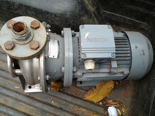 ขาย !! ปั้มหอยโข่ง  5HP.   380 V. พร้อมใช้งาน