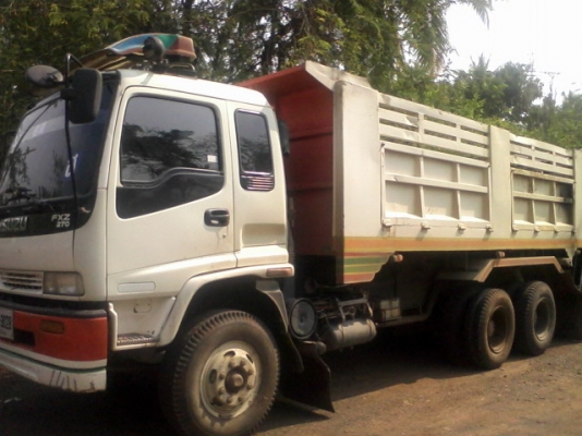 ขายรถบรรทุกดั้มแม่ลูกพ่วง ISUZU 270 ลูก3คาน ปี42 เครื่องดี คัสชีส์สวย พร้อมโอนครับ