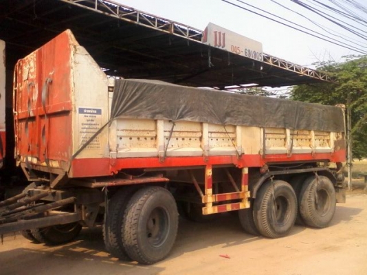 ขายรถบรรทุกดั้มแม่ลูกพ่วง ISUZU 270 ลูก3คาน ปี42 เครื่องดี คัสชีส์สวย พร้อมโอนครับ